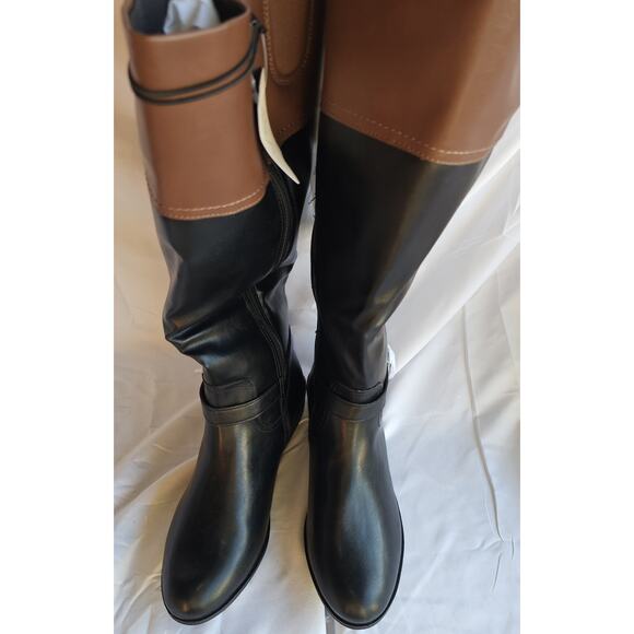 St. John's Bay Womens Danwood Block Heel Riding Boots - Picture 4 of 7